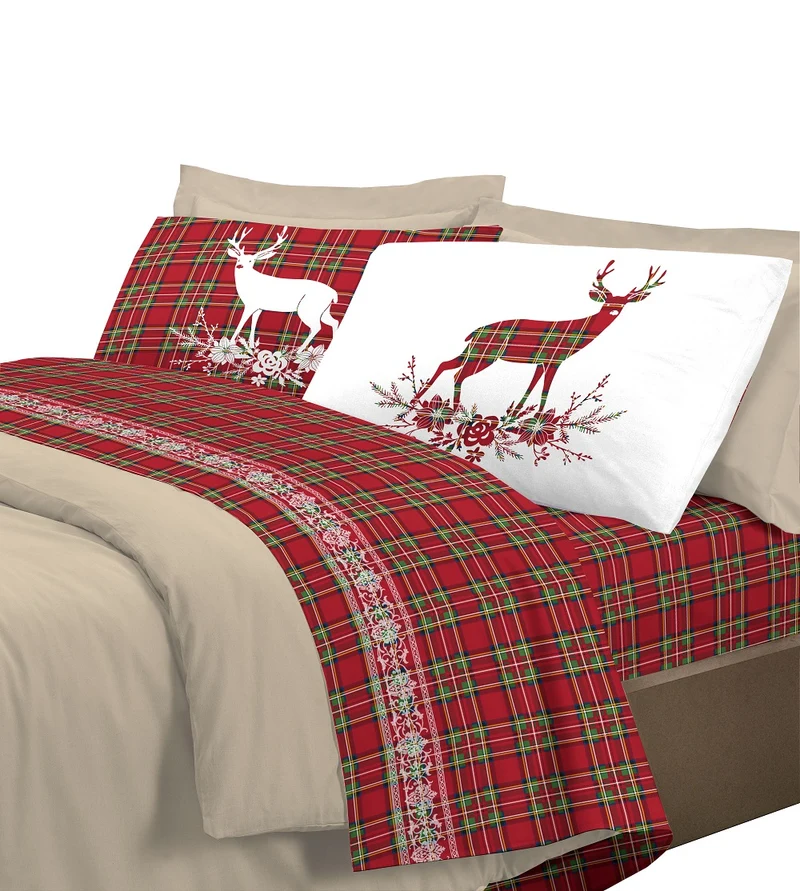 Completo letto 100% cotone Linea Cervo