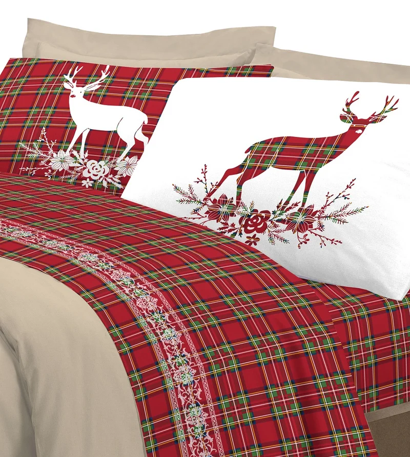 Completo letto 100% cotone Linea Cervo