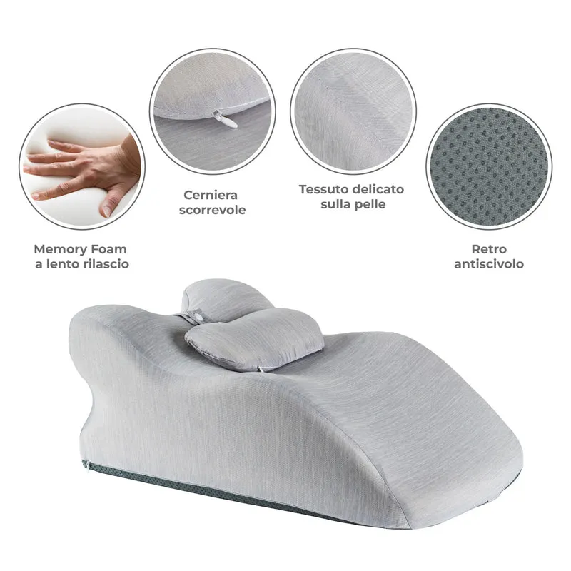 Cuscino Ergonomico in Memory Foam per Schiena e Collo Il Gruppone