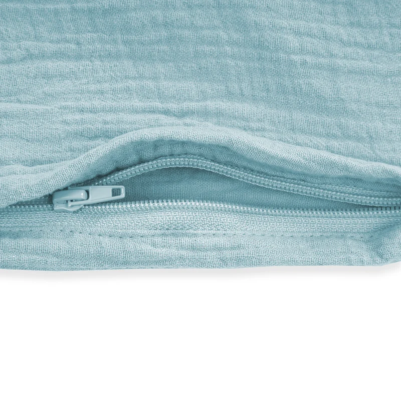 Bettwäsche aus Baumwollmusselin, denim