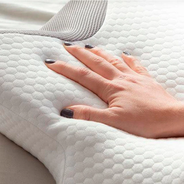 Ergonomisches viskoelastisches Nackenkissen mit Kontur