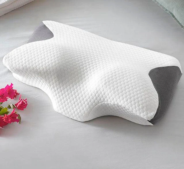 Ergonomisches viskoelastisches Nackenkissen mit Kontur