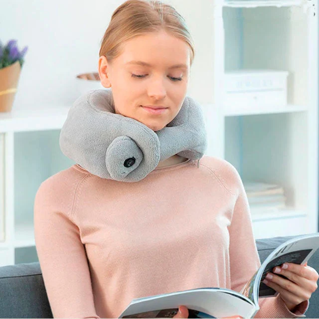 Hufeisenförmiger Nackenmassagegerät mit Vibration