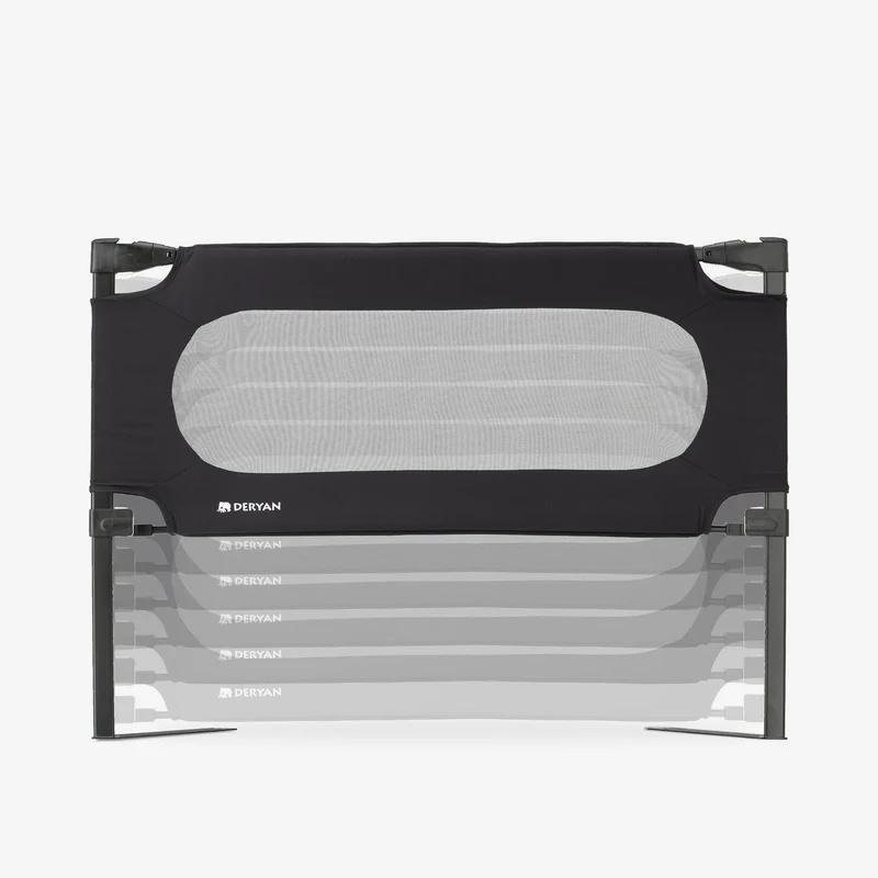 Luxus Bettgitter 120 cm Schwarz