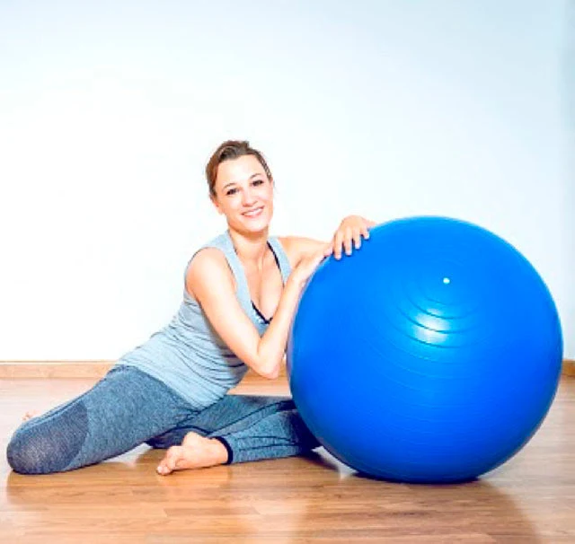 Pilatesball mit Anti-Explosions-Technologie | 55 cm