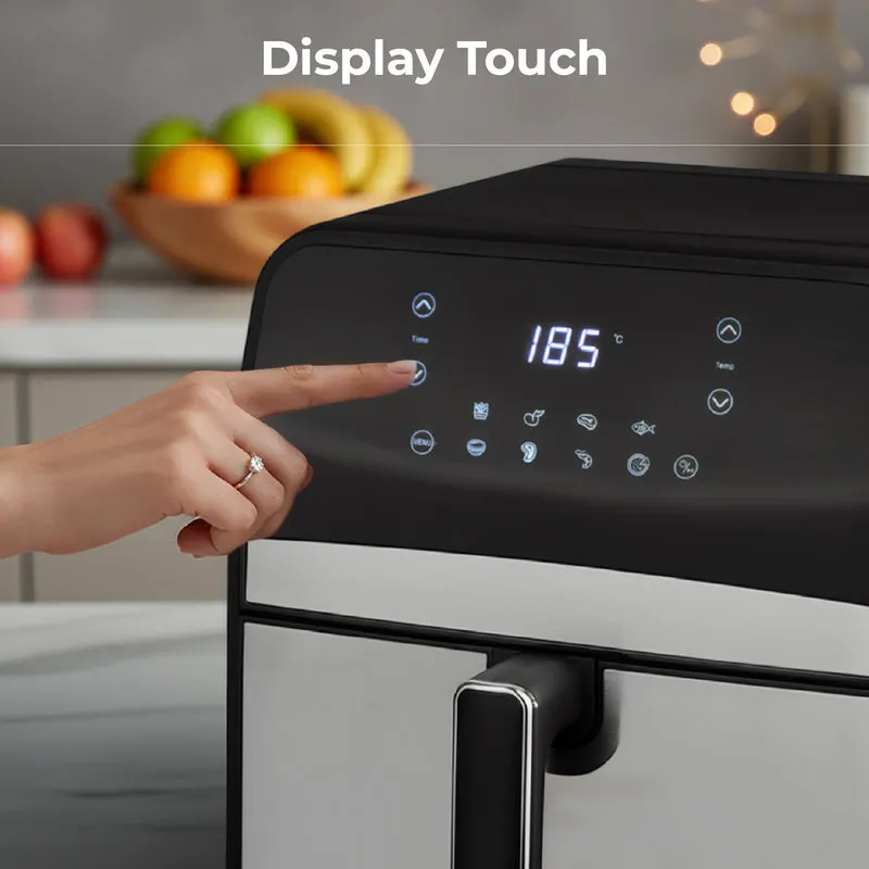 Friggitrice ad Aria 6,5L Digitale XL con Display LED Touch Il Gruppone