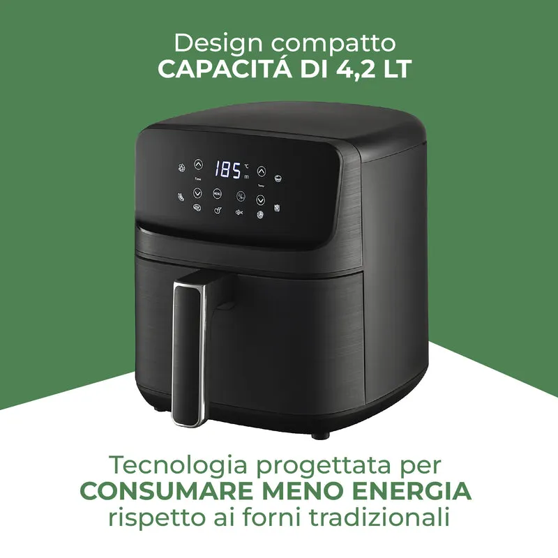 Friggitrice ad Aria 4,2L Digitale con Display LED Touch, Il Gruppone