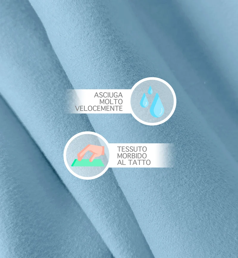 Accappatoio Unisex In Microfibra Con Cappuccio , Il Gruppone