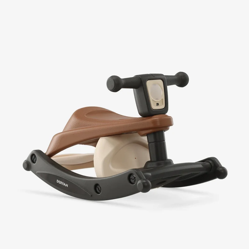 Tobi 2-in-1 Stuhl und Schaukelstuhl - Braun/Creme