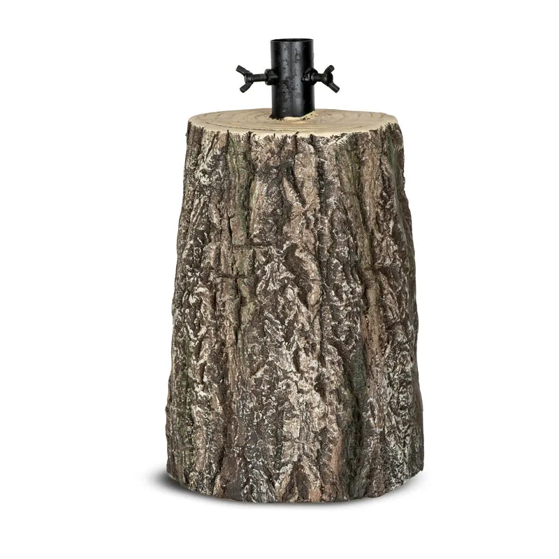 Base Tronco Decorativa per Albero di Natale Finto Ceppo Effetto Legno Il Gruppone
