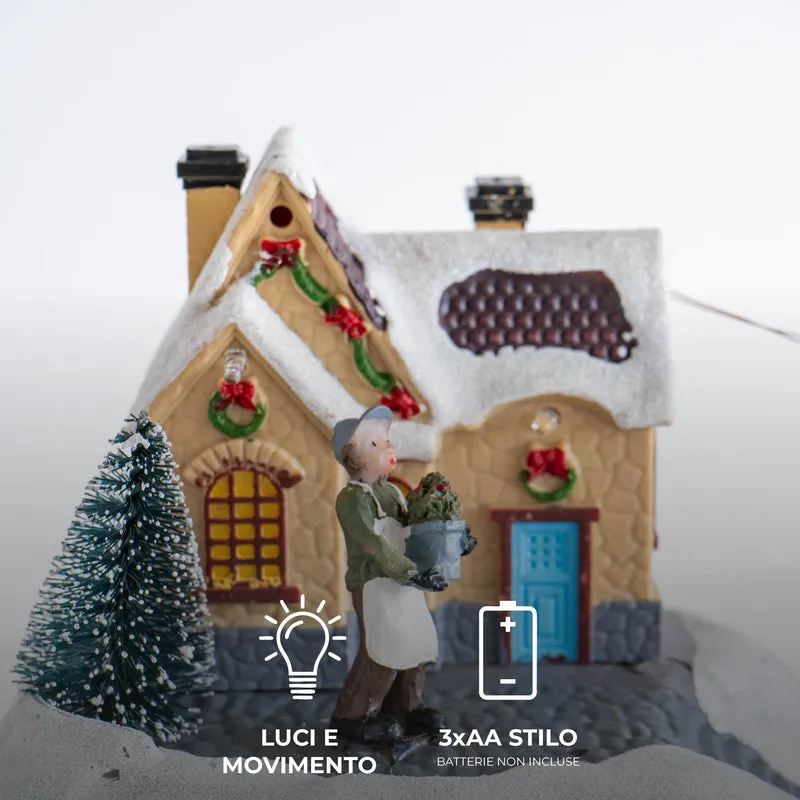 Villaggio di Natale con Trenino e Casa Illuminata Il Gruppone