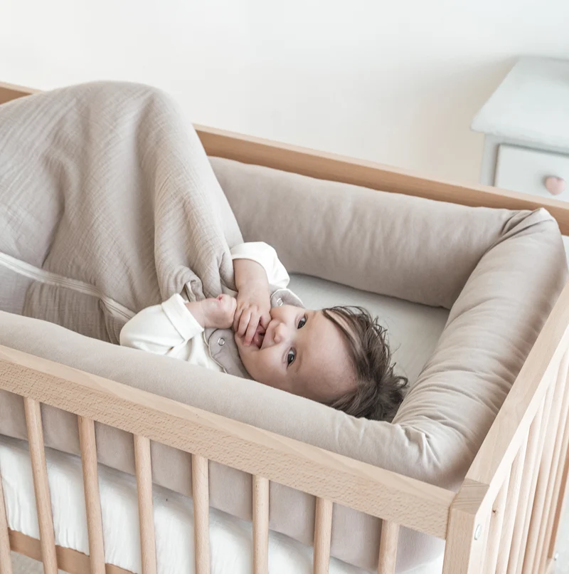 Musselin Babyschlafsack, Sand