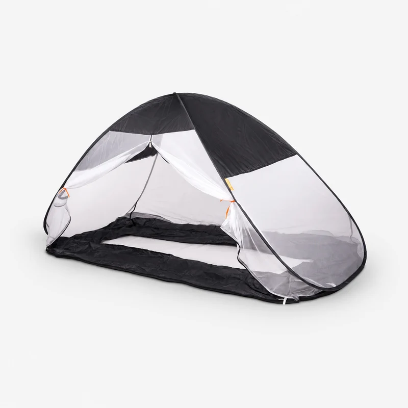 Pop-up-Bettzelt Grau 200x90