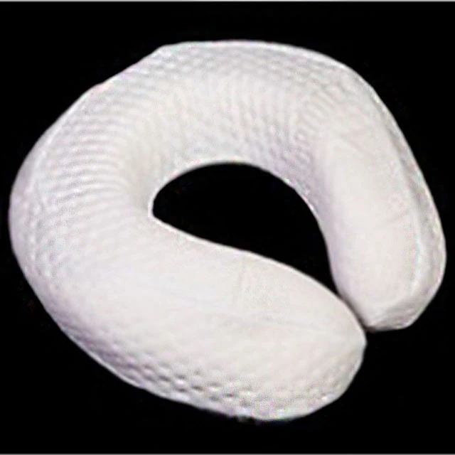 Viskoelastisches anatomisches Hufeisenkissen Weiß
