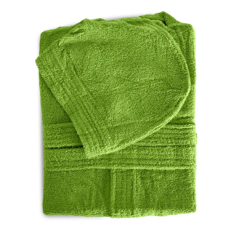 Accappatoio Bambino 100% Cotone con Cappuccio e Tasche Super Assorbente in Spugna Il Gruppone