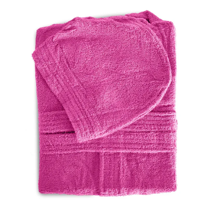 Accappatoio Bambino 100% Cotone con Cappuccio e Tasche Super Assorbente in Spugna Il Gruppone
