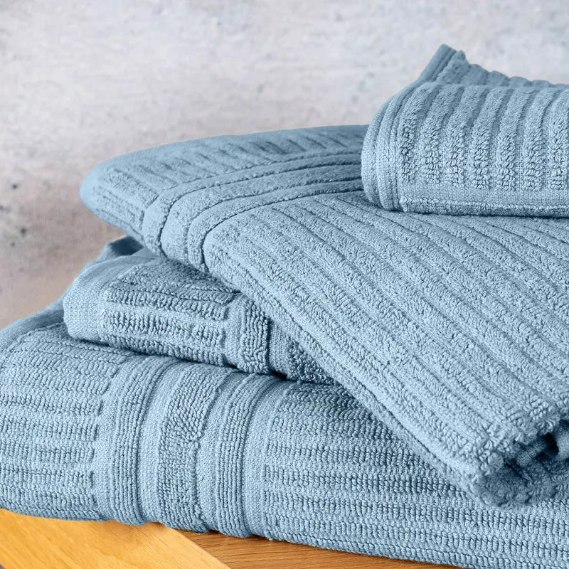 Set Asciugamani 5 Pezzi in Puro Cotone 450 g/m² Certificati OEKO-TEX Il Gruppone