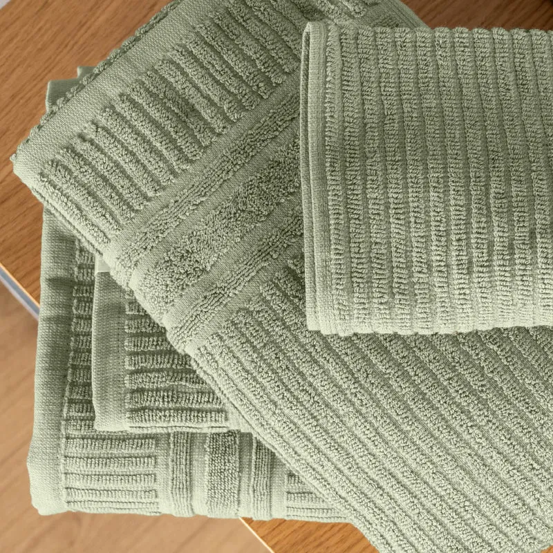 Set Asciugamani 5 Pezzi in Puro Cotone 450 g/m² Certificati OEKO-TEX Il Gruppone