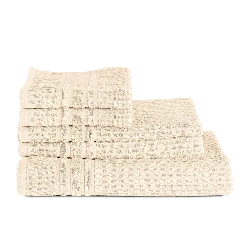 Set Asciugamani 5 Pezzi in Puro Cotone 450 g/m² Certificati OEKO-TEX Il Gruppone