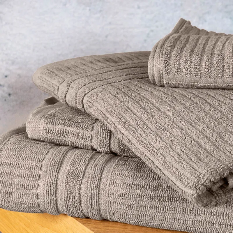 Set Asciugamani 5 Pezzi in Puro Cotone 450 g/m² Certificati OEKO-TEX Il Gruppone