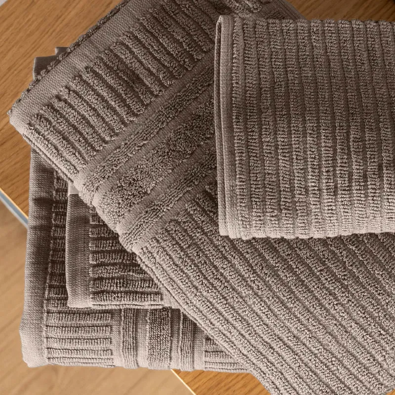 Set Asciugamani 5 Pezzi in Puro Cotone 450 g/m² Certificati OEKO-TEX Il Gruppone
