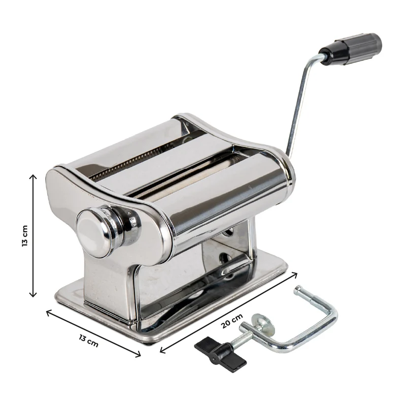 Macchina per Pasta Manuale in Acciaio Inox 9 Livelli di Spessore, Il Gruppone