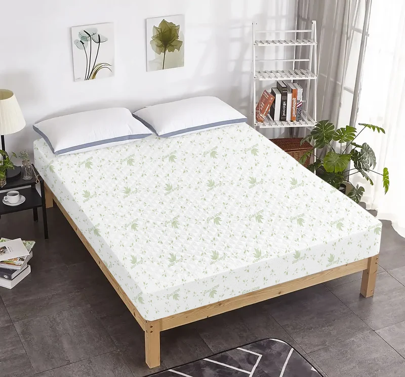 Coprimaterasso Trapuntato Impermeabile Aloe Vera Micro Traspirante Bianco Il Gruppone