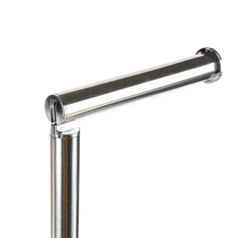 Piantana Portarotolo con Scopino in Metallo Antiruggine Design Moderno Il Gruppone