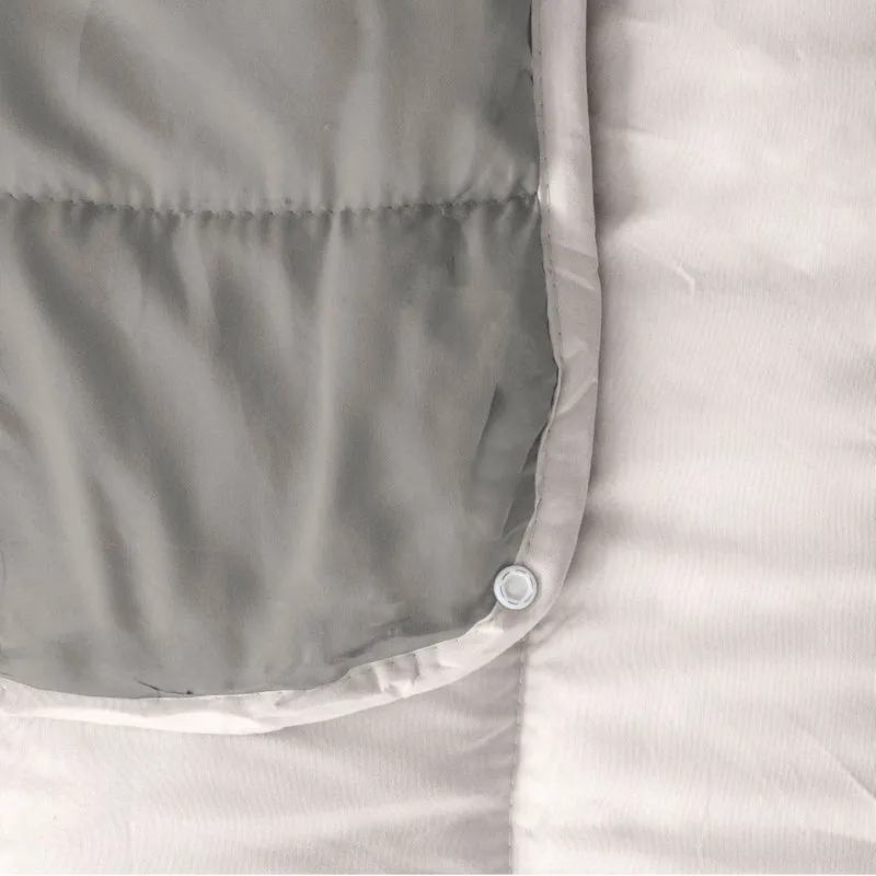 Piumino 4 Stagioni Matrimoniale con Calore Differenziato Modulabile con Bottoni Clip Il Gruppone