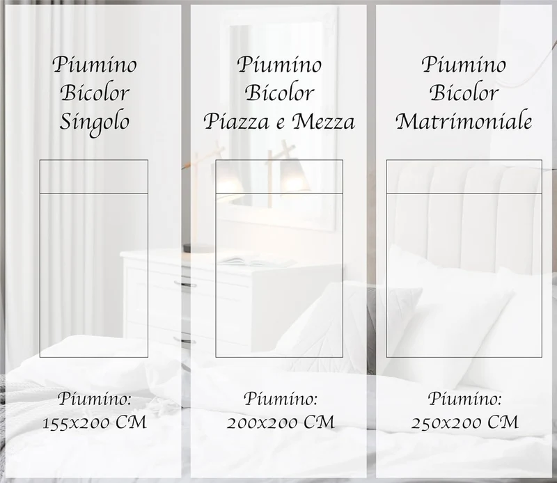 Piumino Invernale Bianco in Morbida Microfibra Il Gruppone