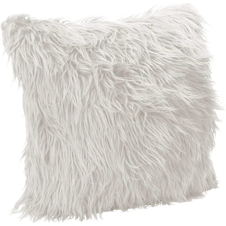 Fodera Cuscino Decorativo in Pelliccia Morbida 45x45 cm con Zip Il Gruppone