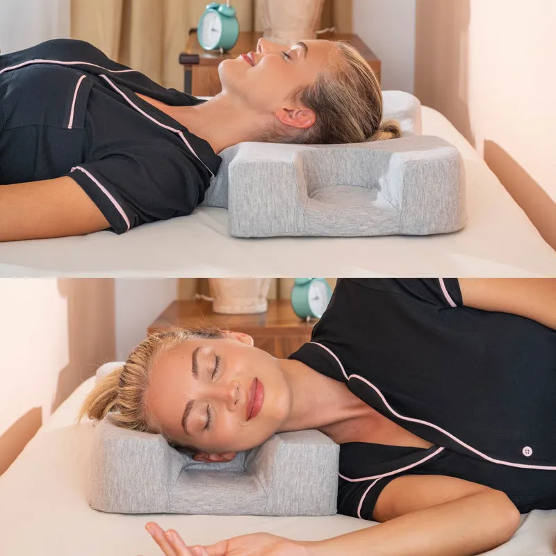 Cuscino Antirughe Ergonomico in Memory Foam con Federa Rimovibile Il Gruppone