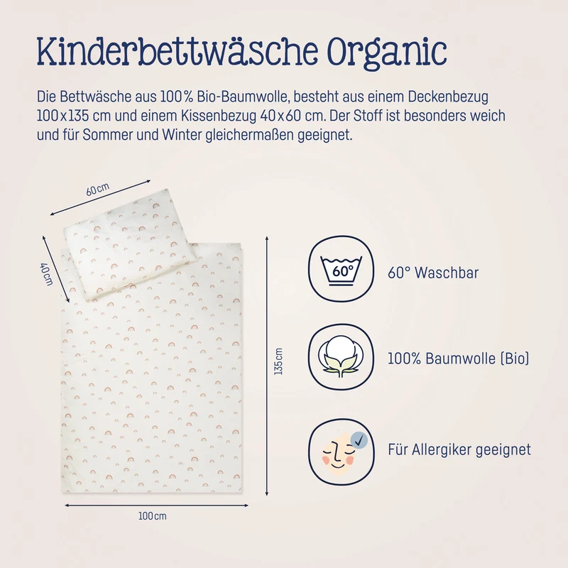 Bettwäsche Organic, Rainbow