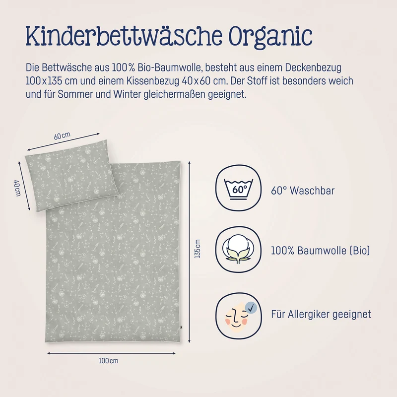 Bettwäsche Organic, Wildflower