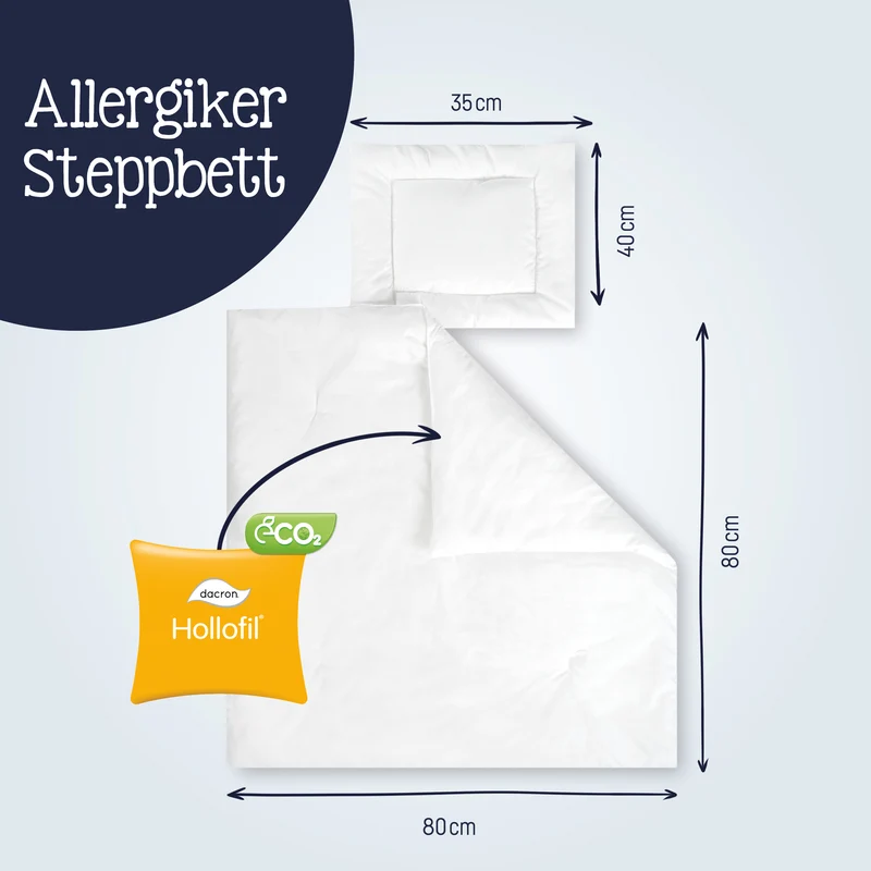 Kindersteppbett-Set, Hygiena