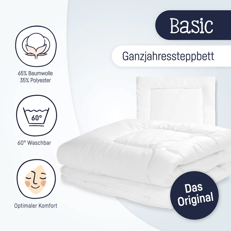 Kindersteppbett-Set, Basic
