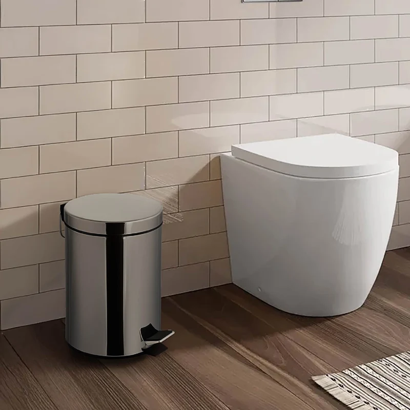 Cestino Bagno Acciaio Inox 5 Litri Il Gruppone
