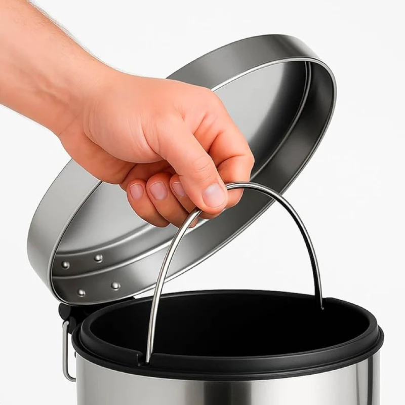 Cestino Bagno Acciaio Inox 5 Litri Il Gruppone
