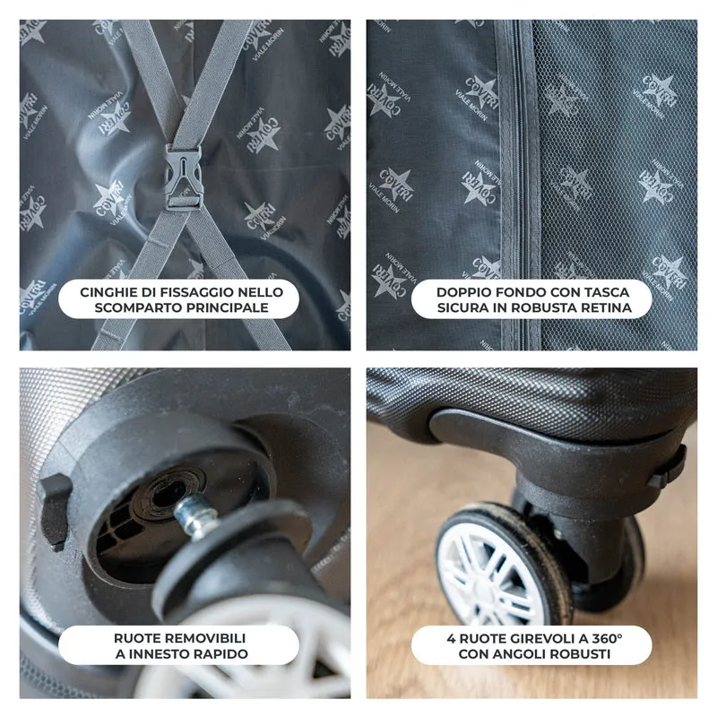 Set 3 Valigie Rigide ABS COVERI Il Gruppone