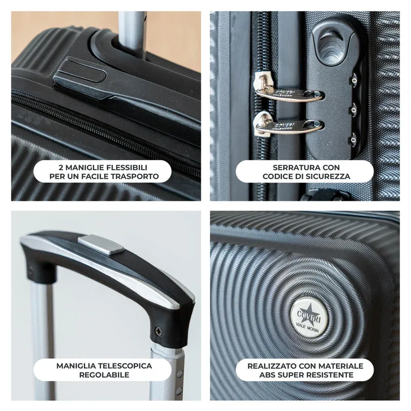 Set 3 Valigie Rigide ABS COVERI Il Gruppone