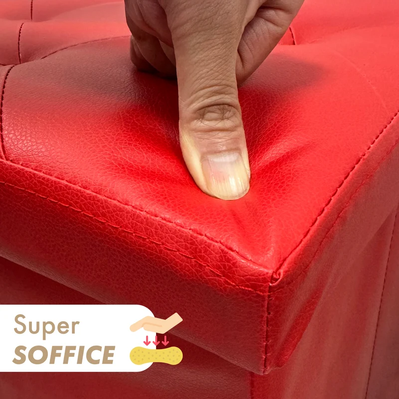 Pouf Poggiapiedi In Ecopelle 2 In 1 Il Gruppone