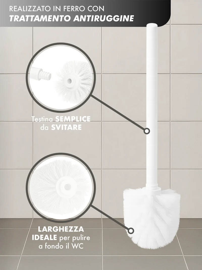 Piantana Portarotolo e Scopino WC il Gruppone