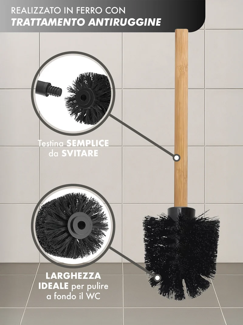 Piantana Portarotolo e Scopino WC il Gruppone