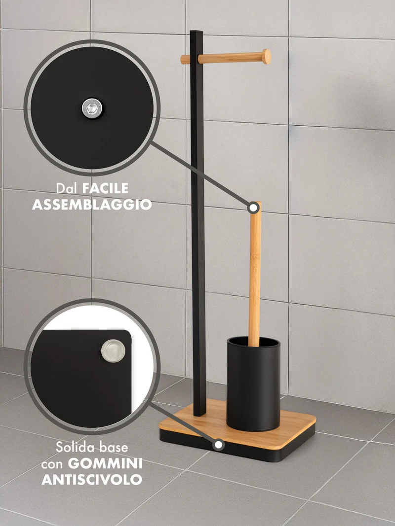 Piantana Portarotolo e Scopino WC il Gruppone