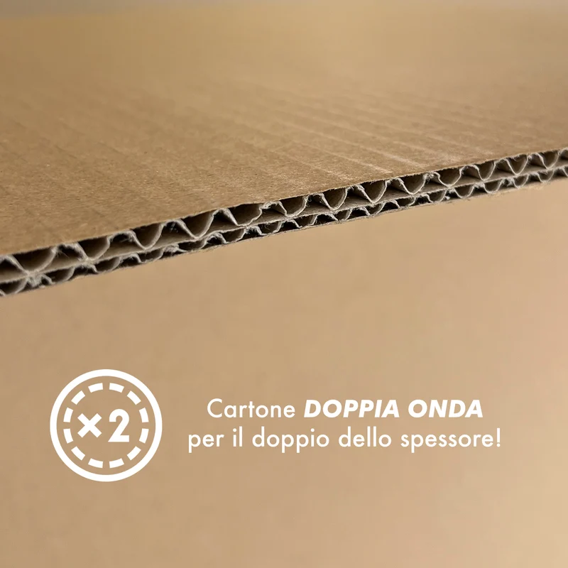 10 Scatoloni Con Maniglie 40x30x30 Cm Scatola Cartone A Doppia Onda Il Gruppone