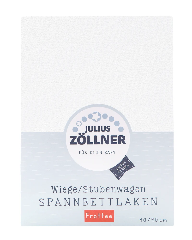 Frottee Spannbettlaken für Wiege und Stubenwagen von 90/40 cm