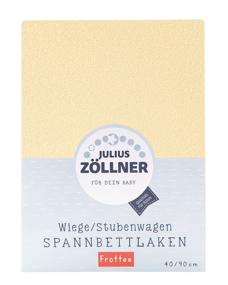 Frottee Spannbettlaken für Wiege und Stubenwagen von 90/40 cm