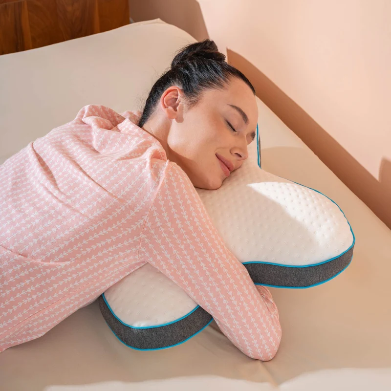 Cuscino Cervicale Ergonomico in Memory Foam a Forma di Farfalla con Rivestimento Sfoderabile Il Gruppone