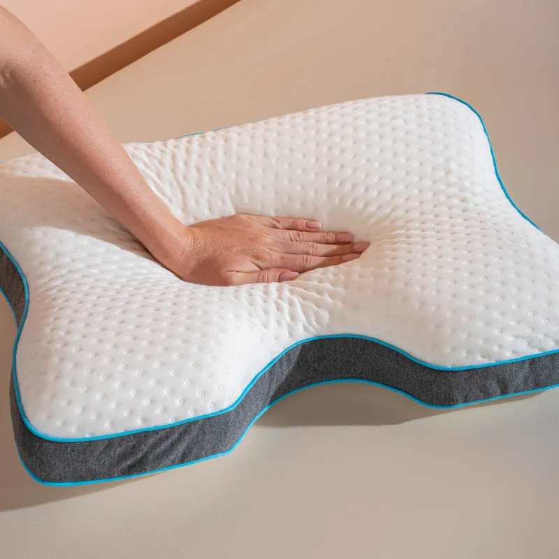 Cuscino Antirussamento Ergonomico in Memory Foam con Federa Traspirante Rimovibile Il Gruppone