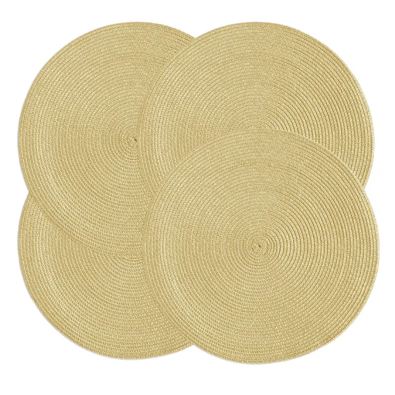 Set 4 Sottopiatti Natalizi Rotondi Ø38 cm Eleganti per Decorare la Tavola Il Gruppone